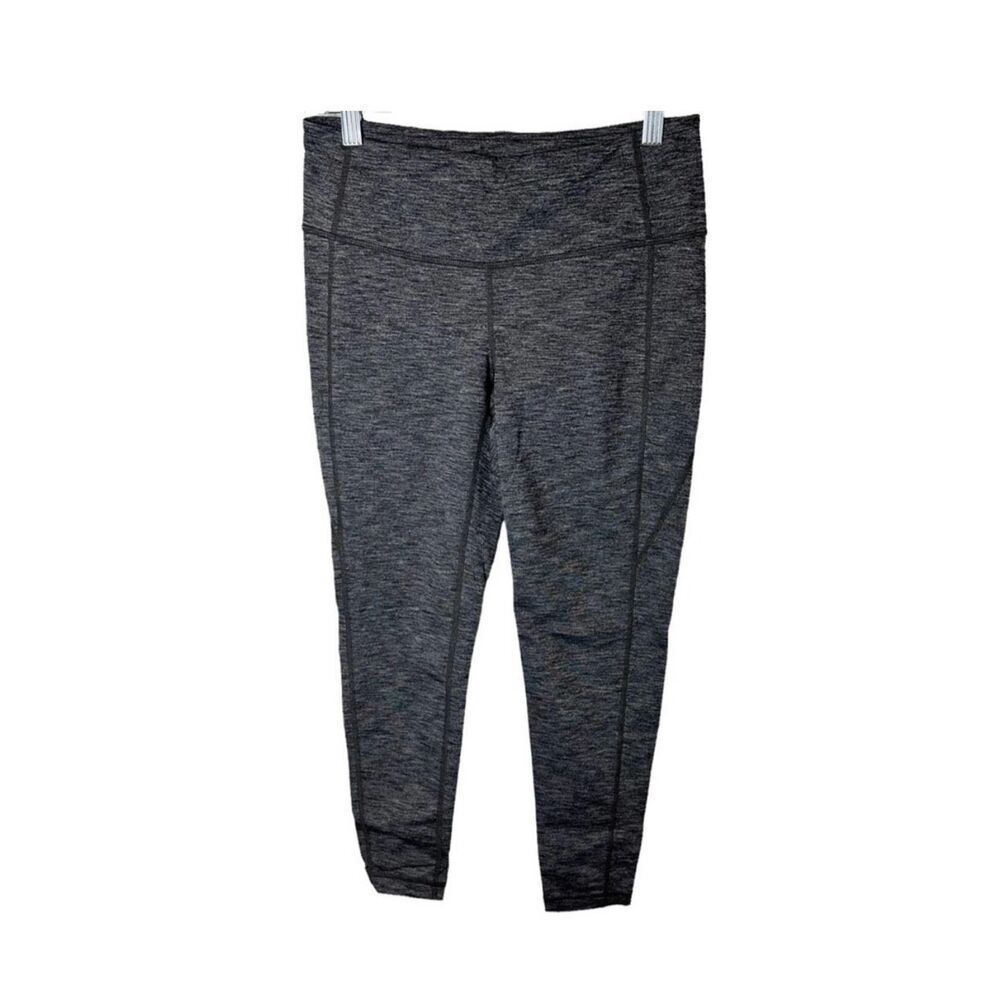 Athleta Chaturanga Mid Rise Cropped Yoga Pants Activewear Leggings Gray Women M